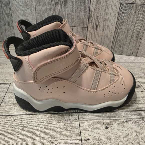 Nike Kids Light Pink Jordan Sneakers Size 7c - Picture 2 of 8
